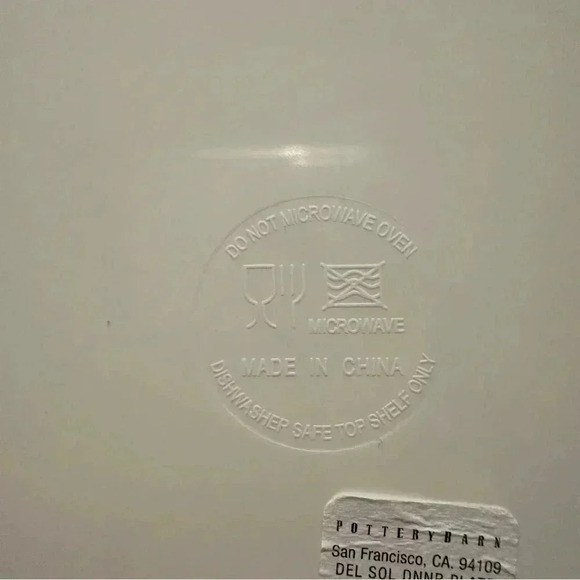 Pottery Barn 4 Del Sol Melamine dinner plates - Picture 8 of 8